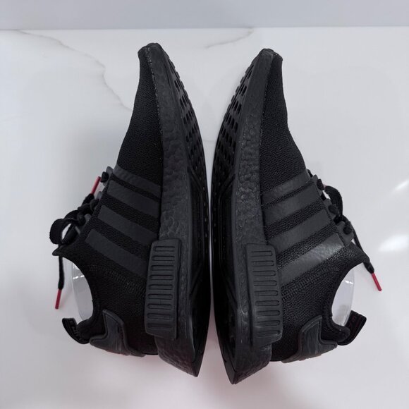 Adidas NMD R1 FY9387 Mesh Sneakers Running Shoes Workout Casual Black Womens 9 - Picture 5 of 10